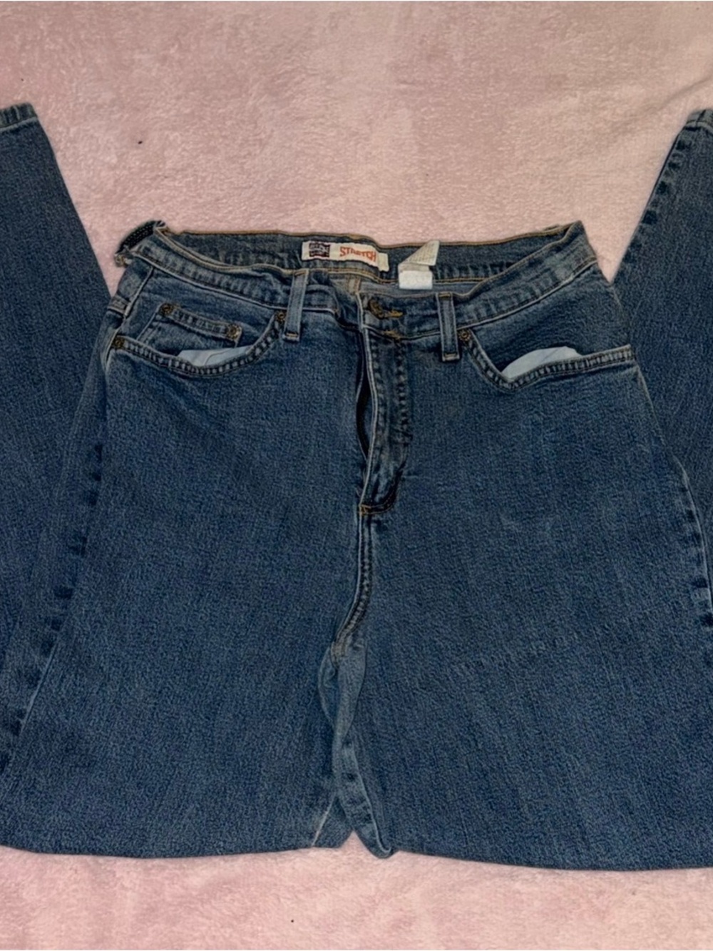 💙 Y2K Faded Glory Stretch Dark Wash Bootcut Jeans 💙